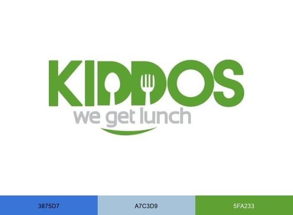Kiddos Lunches brand color palette