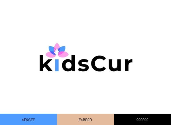 KidsCur brand color palette