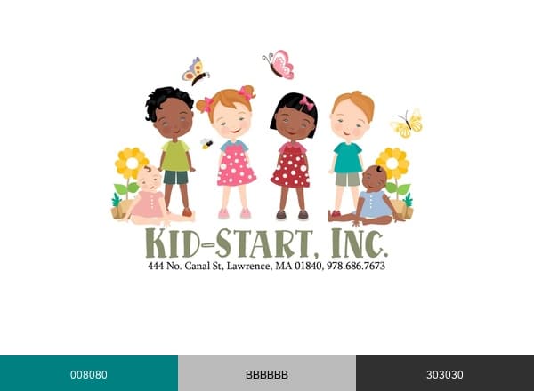 KID-START brand color palette