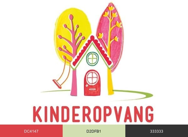 Kinderopvang Onder de Pannen brand color palette