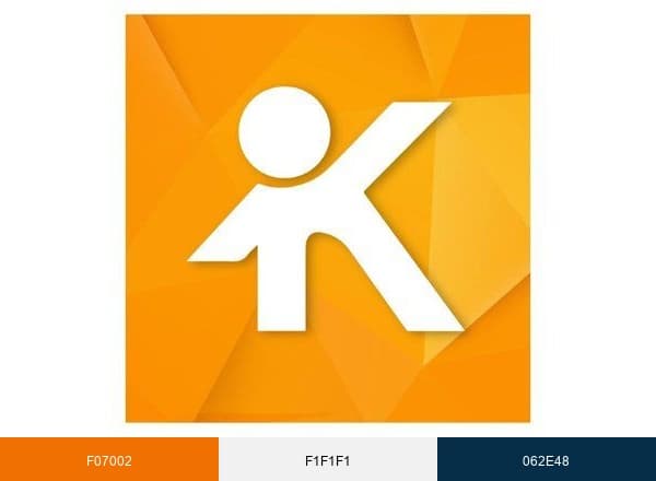 Kinetic Innovative Staffing brand color palette