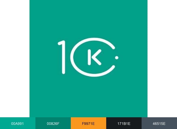Kiwi.com brand color palette