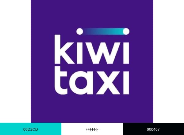Kiwitaxi.com brand color palette