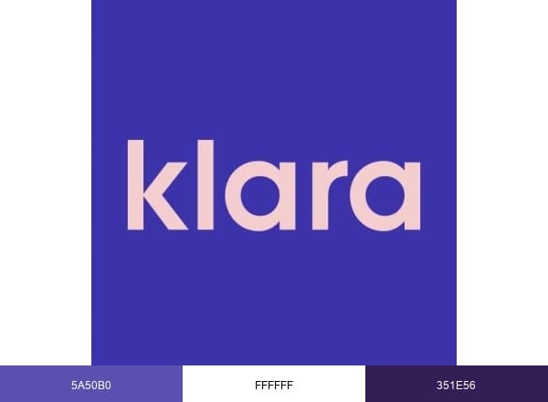 Klara brand color palette