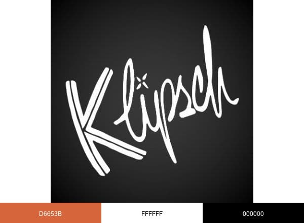 Klipsch Audio brand color palette