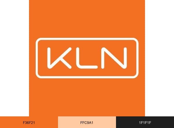 KLN brand color palette