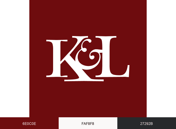K&L Wine Merchants brand color palette