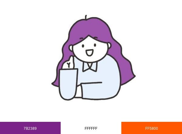 Korea Creative Content Agency brand color palette