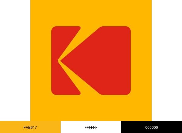 Kodak Motion Picture Film brand color palette
