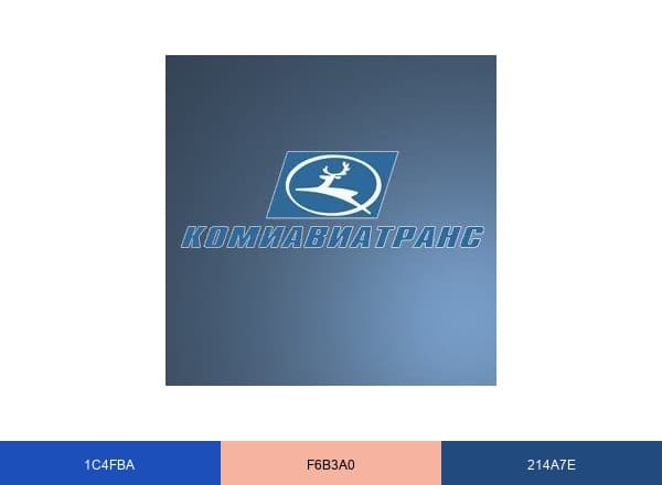 Komiaviatrans brand color palette