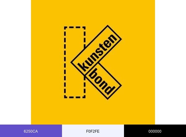 Kunstenbond brand color palette