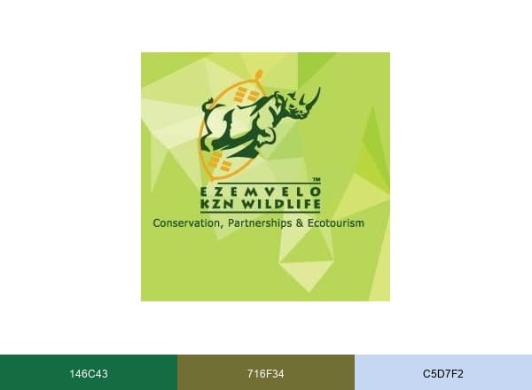 EZEMVELO KZNWildlife brand color palette