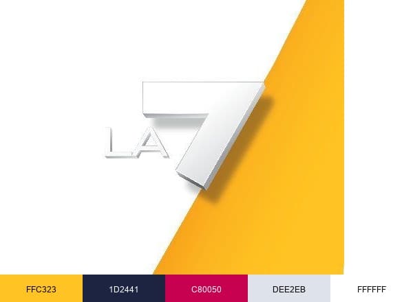 La7 brand color palette
