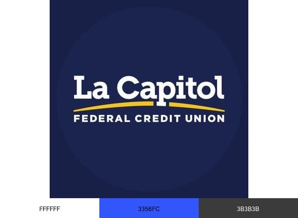 La Capitol FCU brand color palette