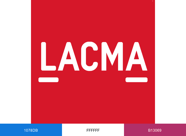 LACMA Los Angeles County Museum of Art brand color palette