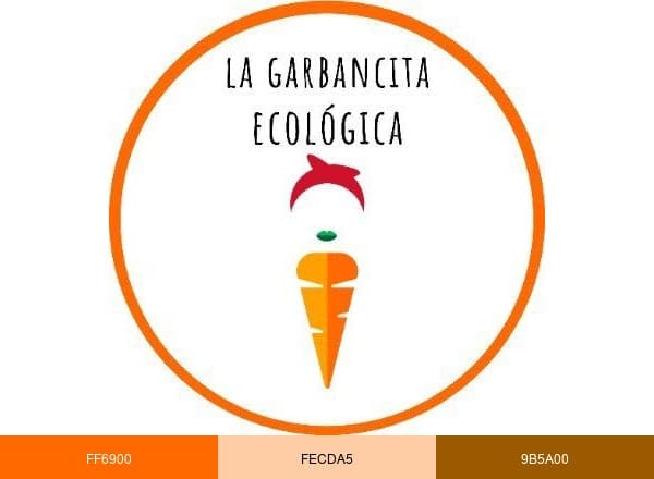 La Garbancita Ecológica brand color palette
