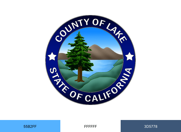 County of Lake brand color palette