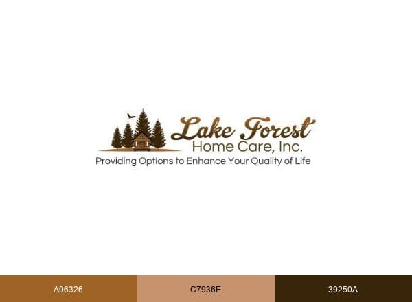 Lake Forest Home Care brand color palette