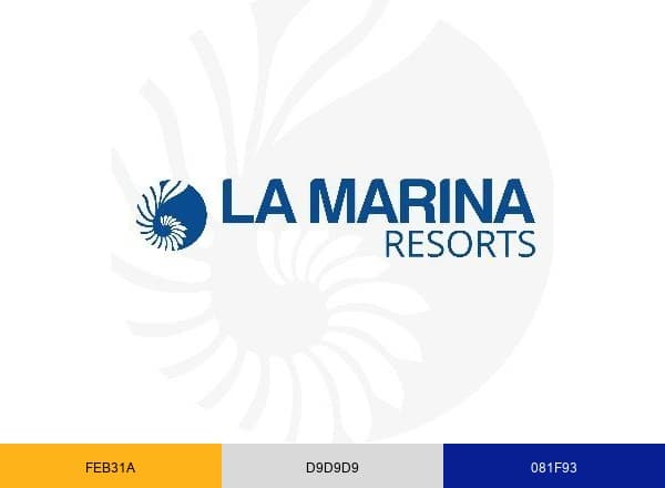 La Marina Resort brand color palette