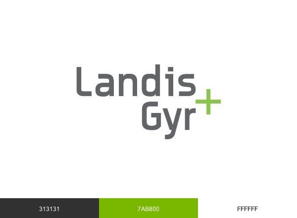 Landis+Gyr brand color palette