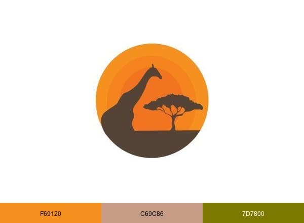 Kruger Sightings brand color palette