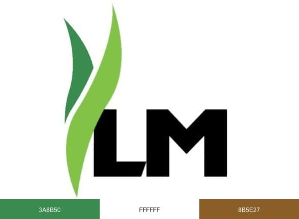 Lawnmasters of Panama City brand color palette