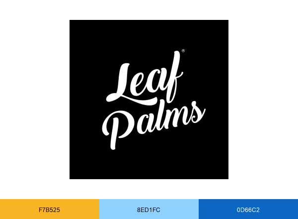 Leaf Palms brand color palette