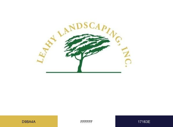 Leahy Landscaping brand color palette