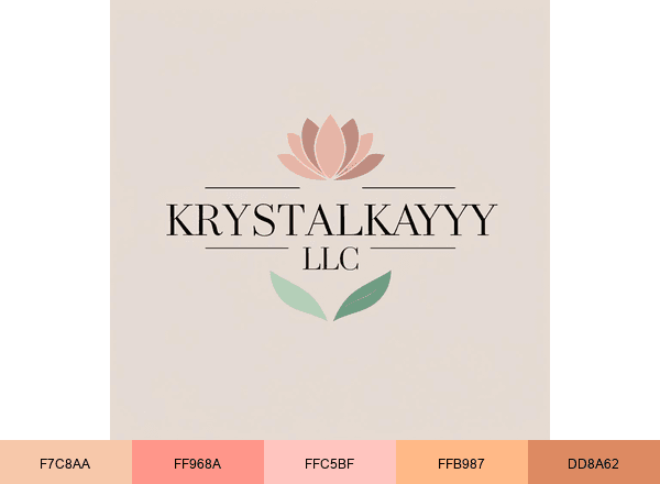 krystalkayyy LLC brand color palette
