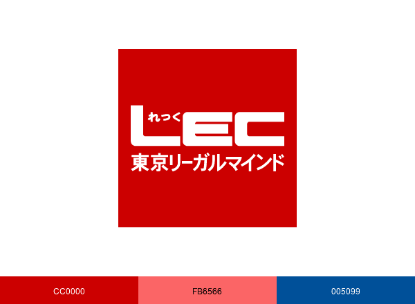 LEC東京リーガルマインド【公式】 brand color palette