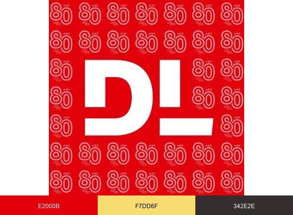 Le Dauphiné Libéré brand color palette