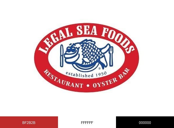 Legal Sea Foods brand color palette