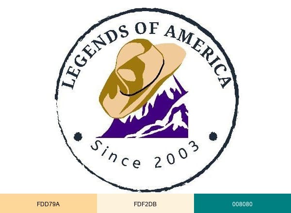 American History brand color palette