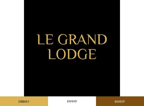 Le Grand Lodge brand color palette