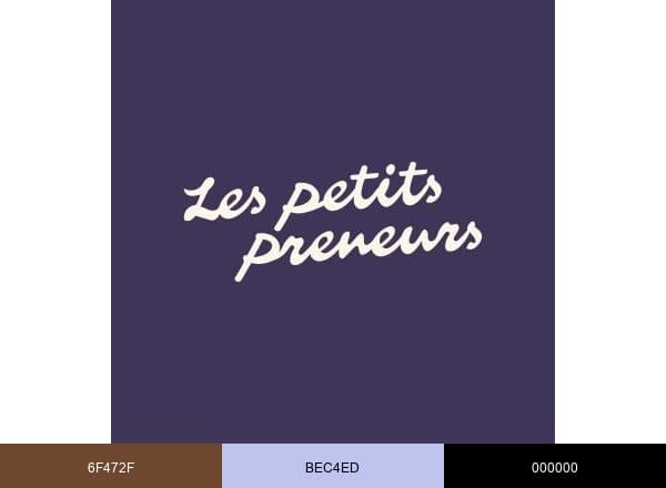 Les Petits Preneurs brand color palette