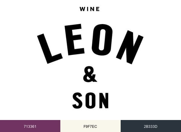 Leon & Son Wine brand color palette