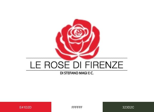 Le Rose di Firenze brand color palette