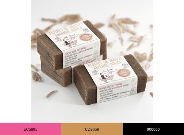 Les Savons De JOYA brand color palette