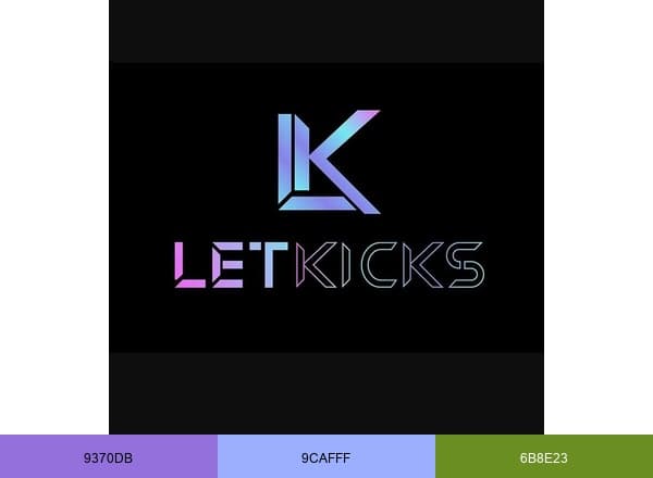 Letkicks brand color palette