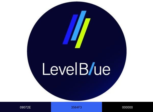 LevelBlue brand color palette