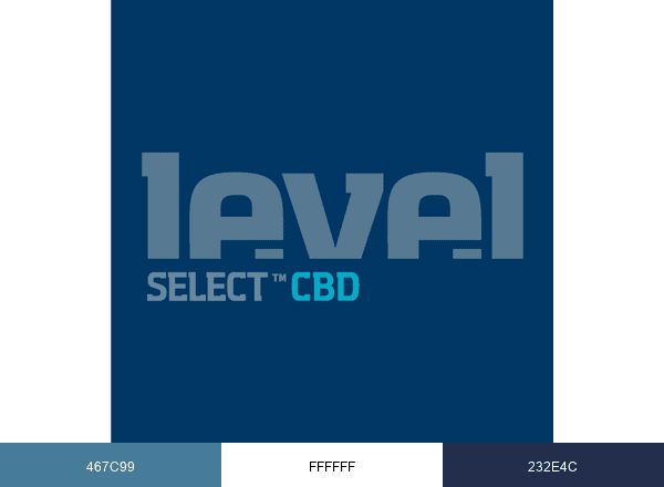Level Select CBD brand color palette