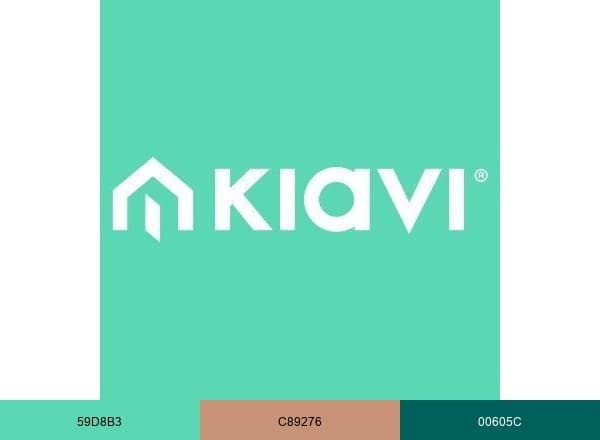 Kiavi brand color palette