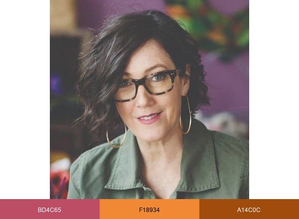 Lia Griffith brand color palette