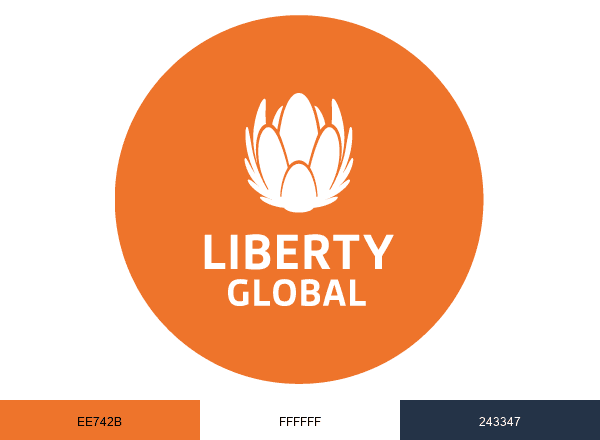 Liberty Global brand color palette