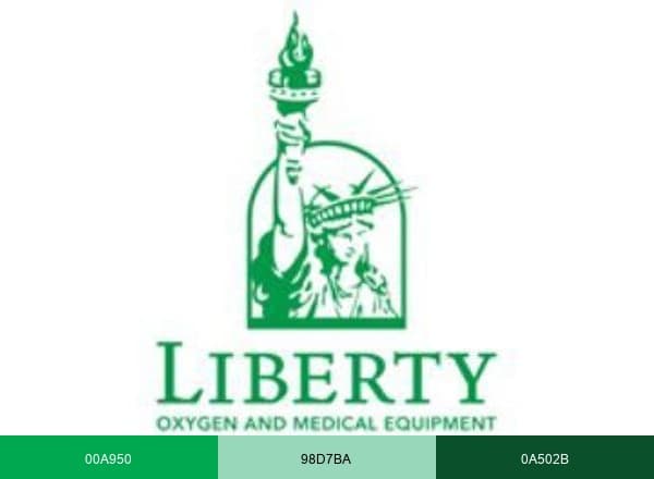 Liberty Oxygen brand color palette