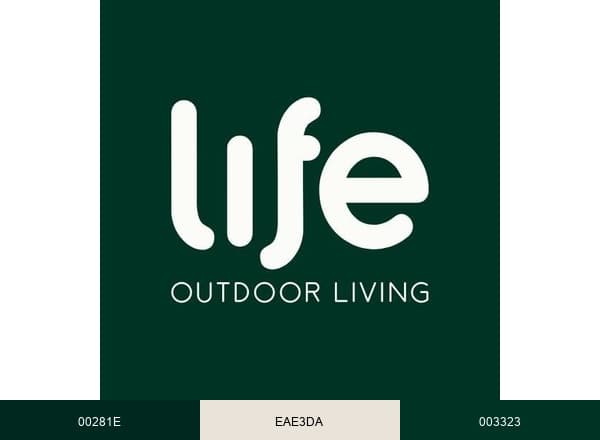 Life Outdoor Living brand color palette