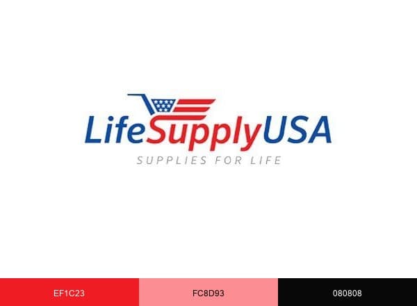 LifeSupplyUSA brand color palette