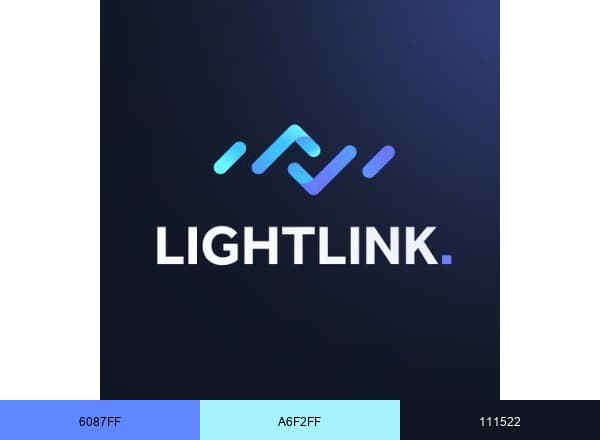 LightLink ️ brand color palette