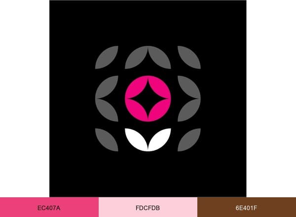 Lila Rossa brand color palette