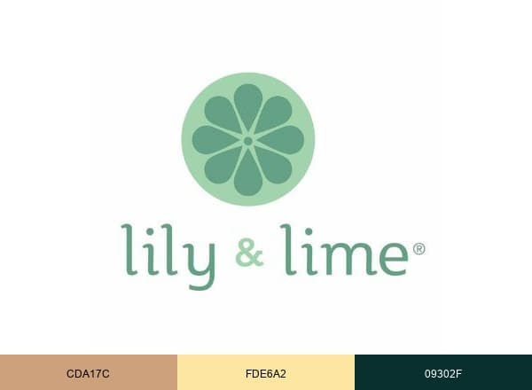 Lily & Lime brand color palette